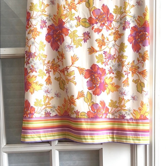 Hale Bob V Neck Dress AbsolutelySuitable Floral  Pockets Travel Small NWT - Picture 4 of 16